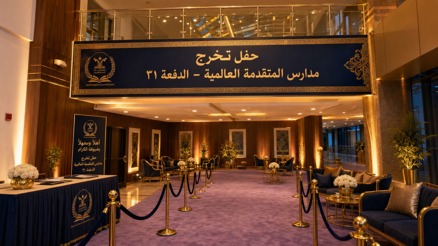 اللوبي والاستقبال